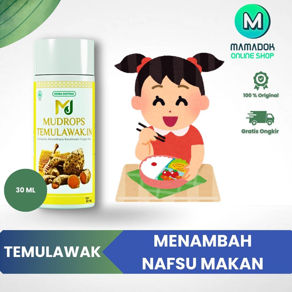 Mudrops Temulawak In Jamu Tetes Menambah Nafsu Makan