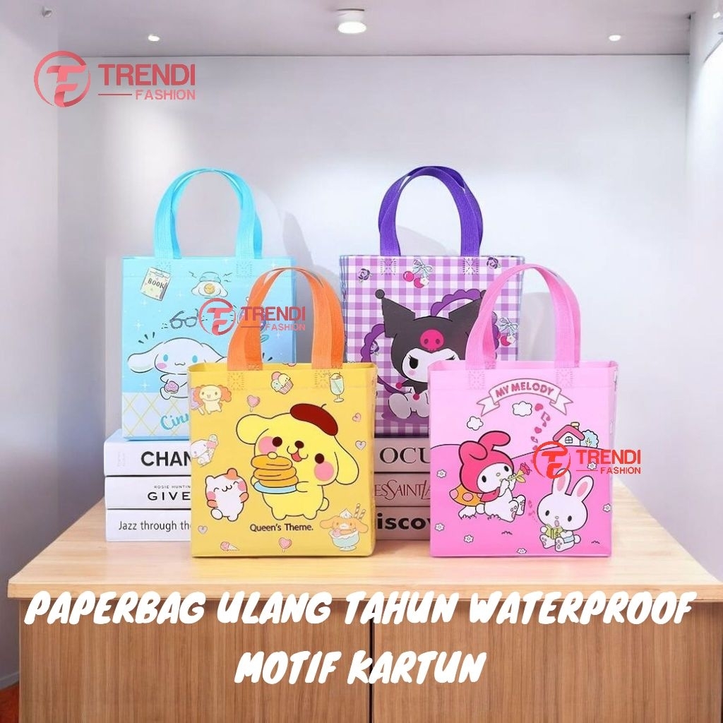 

Paperbag Motif Kartun Goodie Bag Tas Kado Ulang Tahun Waterproof