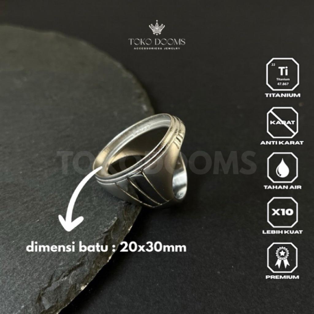 emban cincin [TITANIUM] 20x30 premium