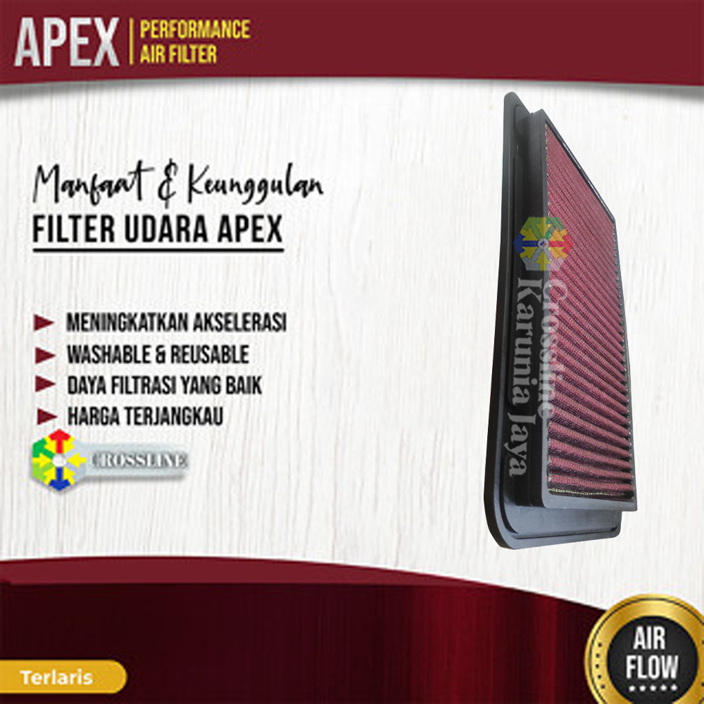 Filter Udara Racing Apex Toyota HARRIER 3.0 2002-2008, TOYOTA HARRIER 3.0L 1998 - 2009 ; TOYOTA HARR