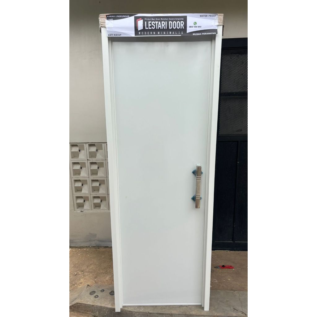 PINTU PVC KAMAR MANDI MOTIF POLOS | TEBAL BERKUALITAS TERMURAH | BUKAAN FLEXIBLE