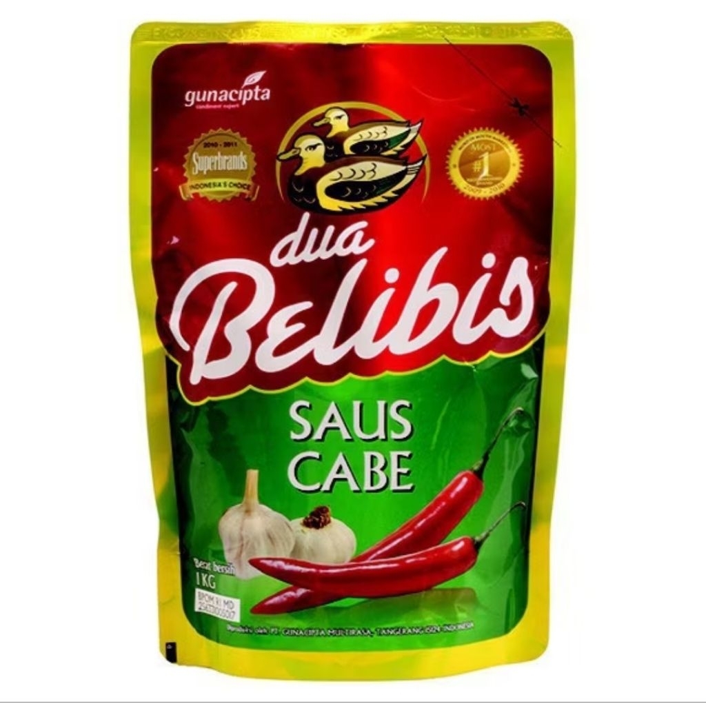 

Sambal Dua belibis 1 kilogram sachet