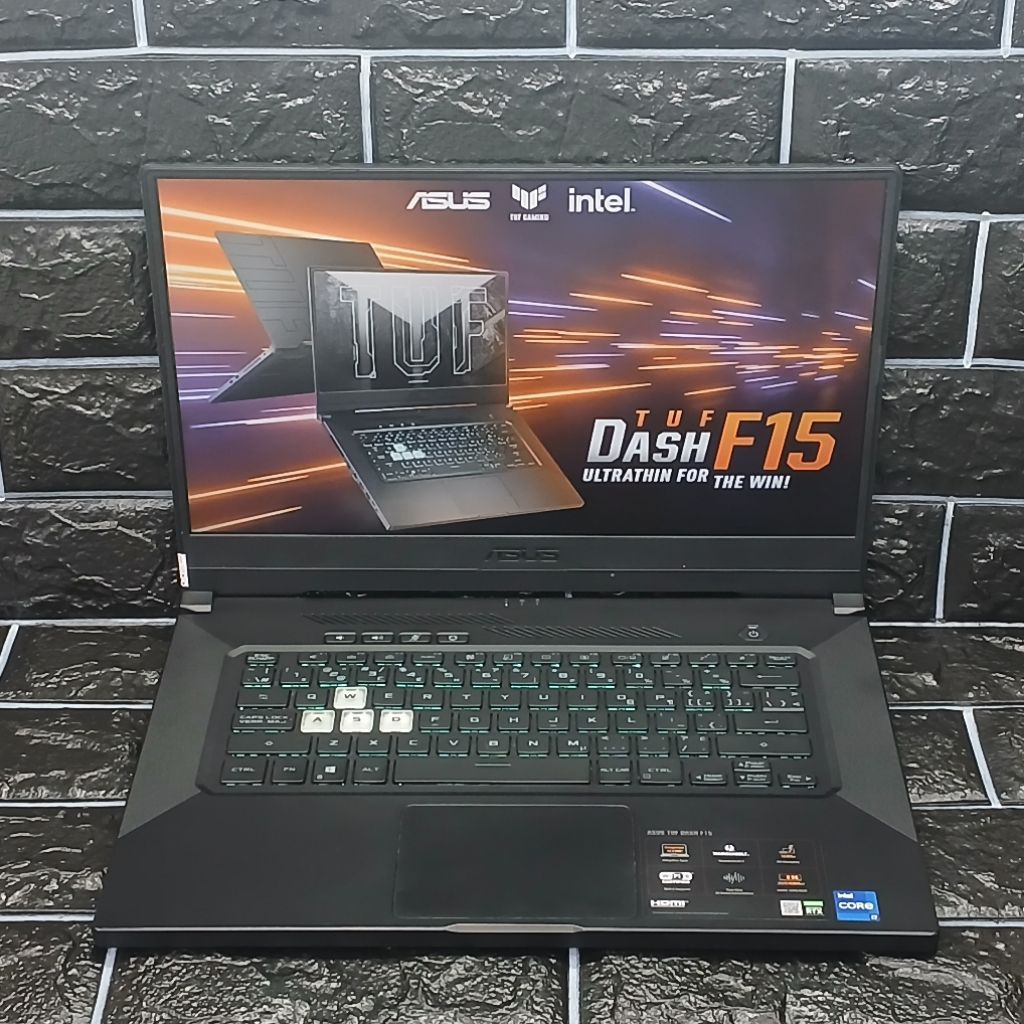 Laptop Asus Tuf Dash F15 FX516PE 11th Gen Intel Core I7-11370H 16/1TB RTX 3050 Ti
