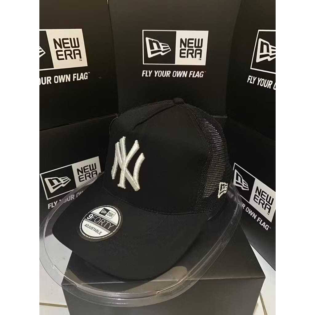 Topi Trucker Ny MLB Topi Pria Jaring Baseball Premium