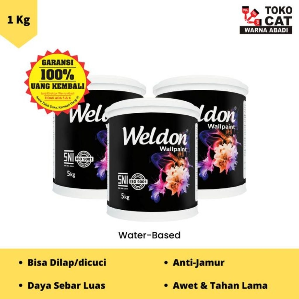 Cat Tembok Weldon Interior 1Kg