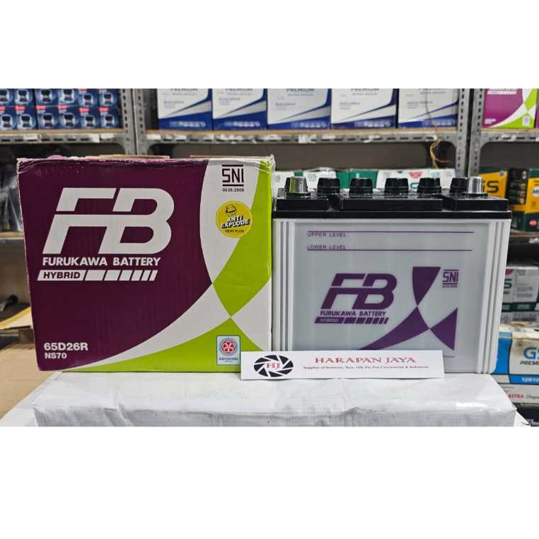 AKI MOBIL FURUKAWA HYBRID NS70 / 65D26R (65AH) BASAH