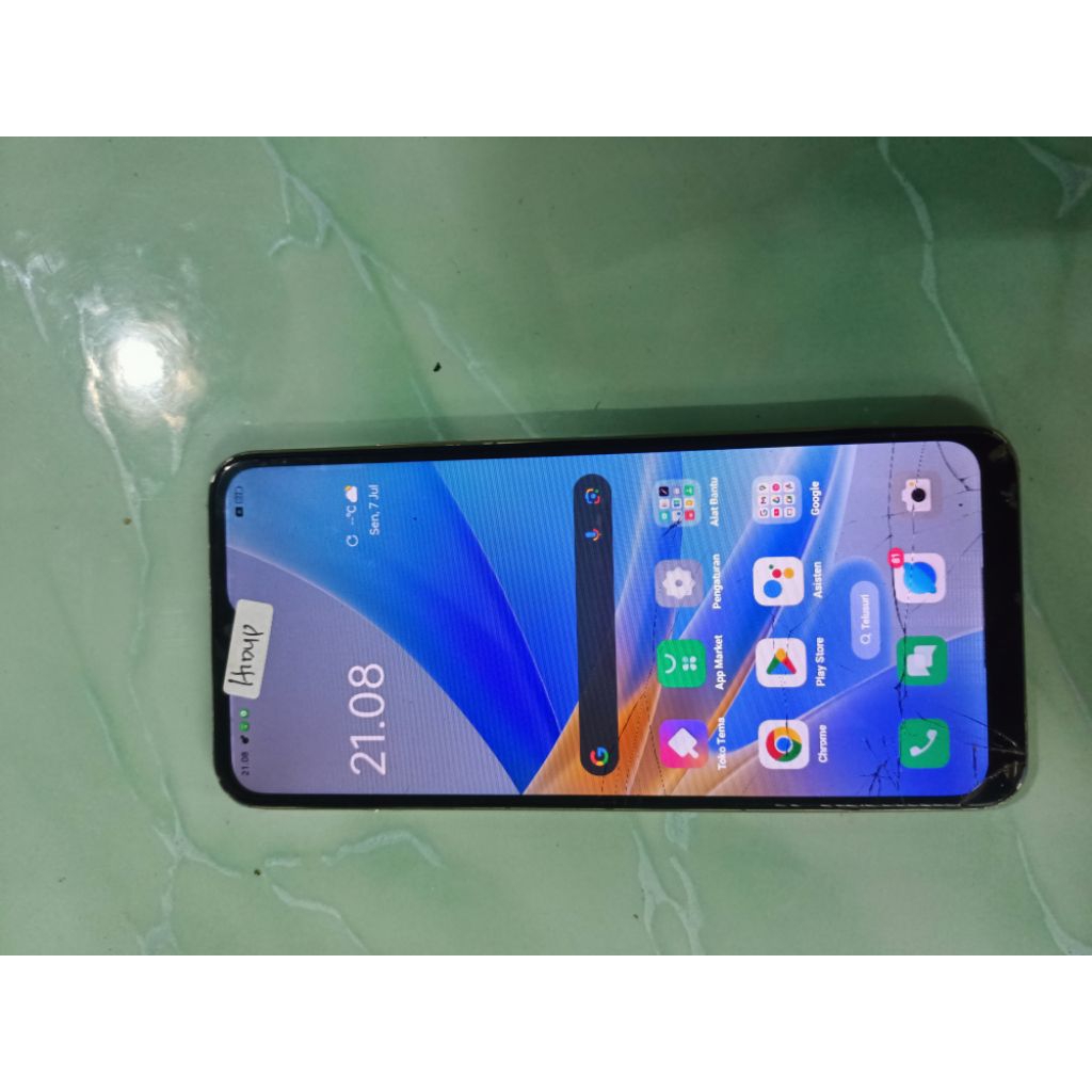 Oppo a17k minusan lcd