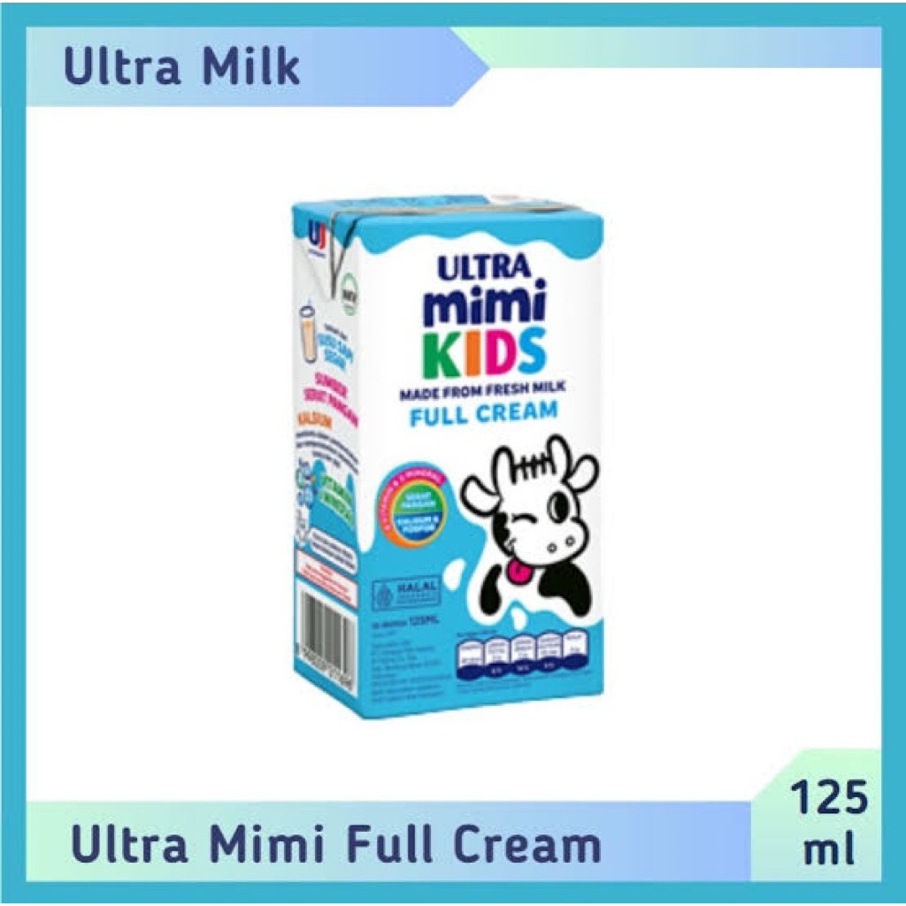 

Susu ultra UHT full cream - 125ml
