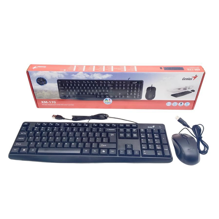 GENIUS KM-170 AI USB KEYBOARD MOUSE GENIUS KM-170 AI USB