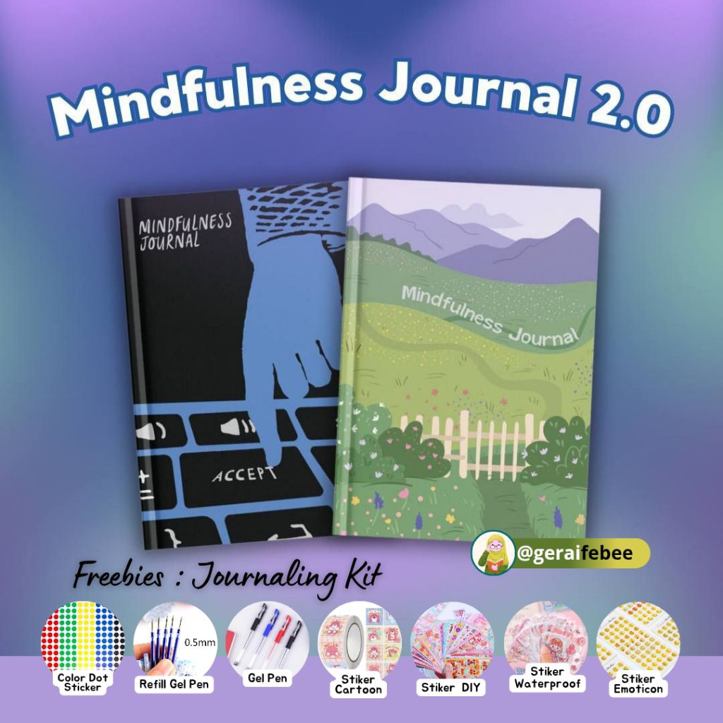 

[Freebies : 7 journaling kit] Mindfulness Journal 2.0 Sundari Indah x RA Planner