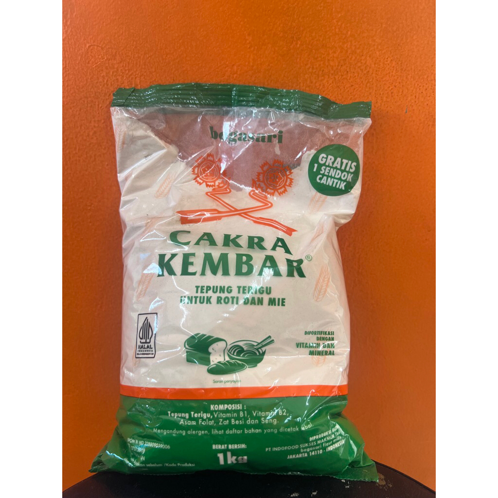 

Tepung Terigu Cakra Kembar 1kg