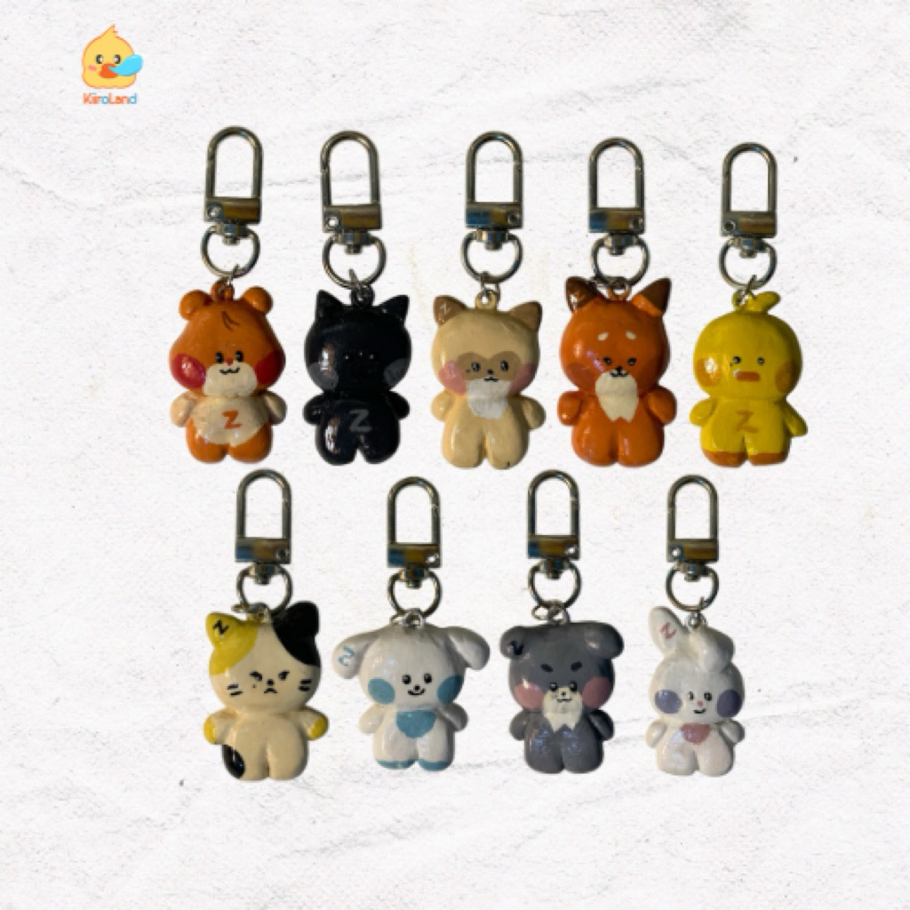 Zeroni Clay Keychain ZEROBASEONE DOLL | Handmade Air Dry Clay