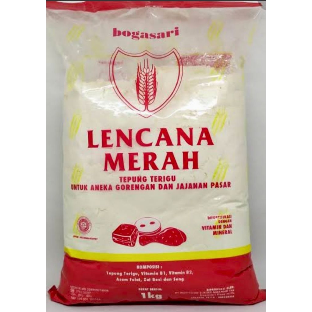 

Tepung Terigu LENCANA MERAH 1Kg