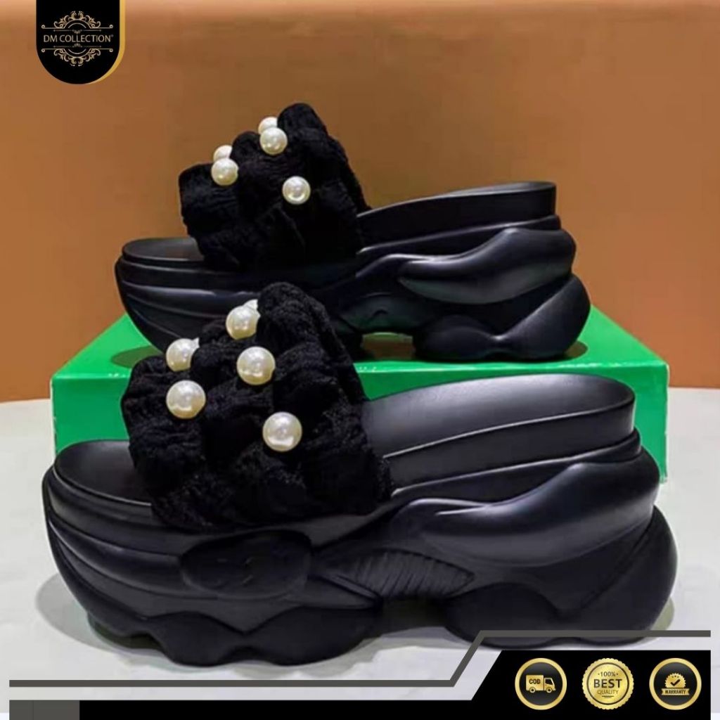 Sepatu Kantor Weges Cewek Terbaru Spatu Wejes Perempuan Sapatu Korean Style 2025 Wedge Kerja Wanita 