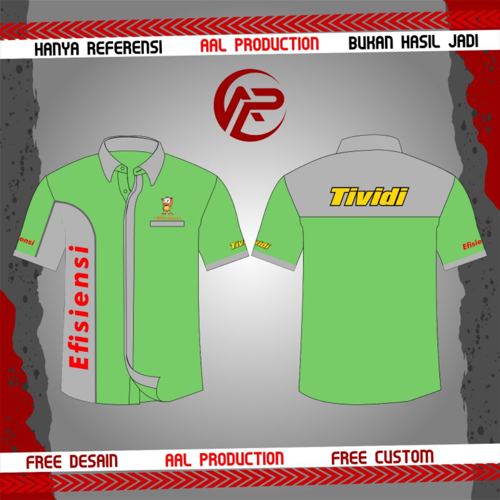 kemeja tividi premium full bordir