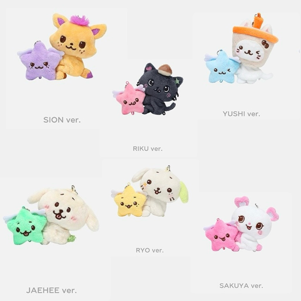 NCT WISH FANLIGHT MINI DOLL KEY RING READY