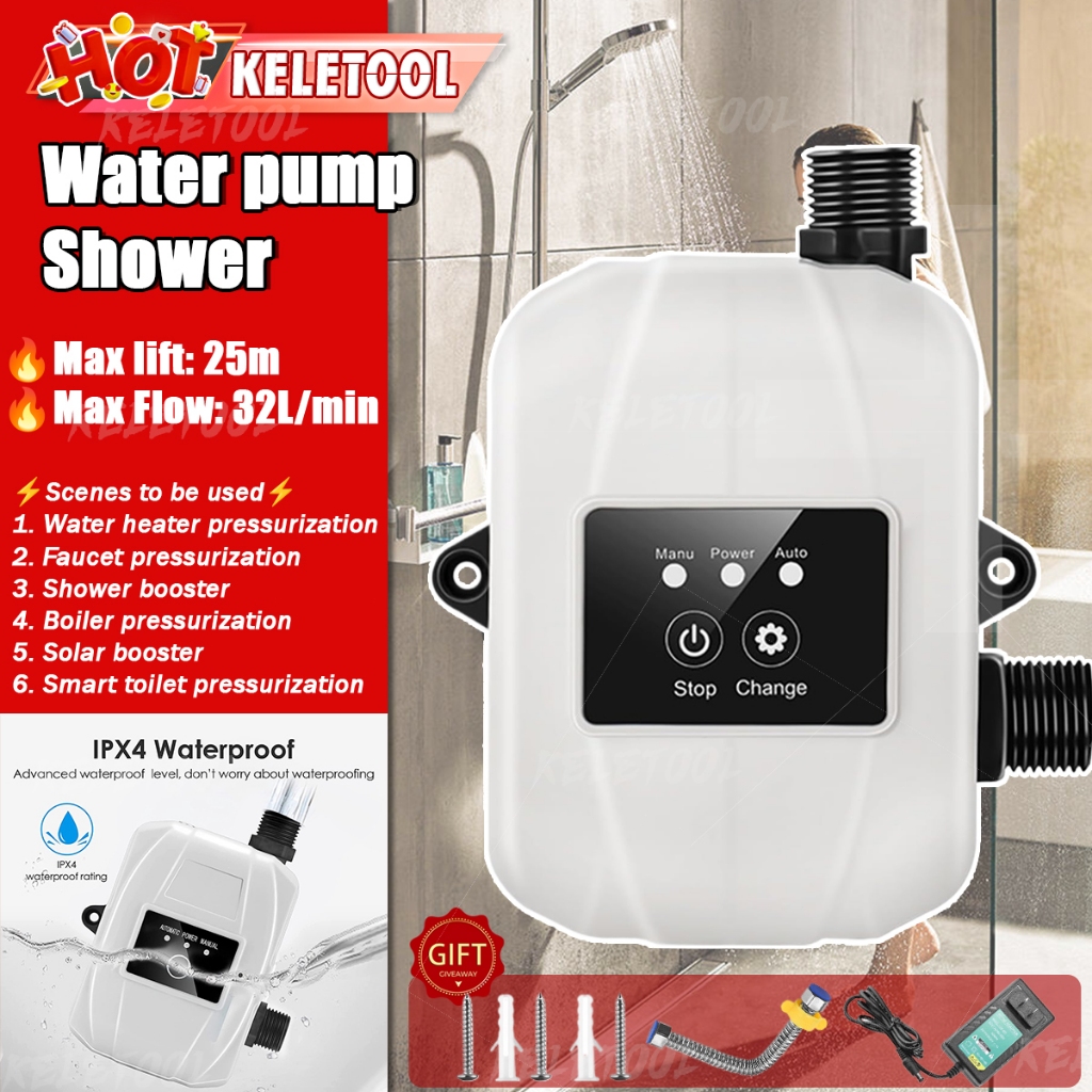 250W Automatis Pompa Booster Pendorong Air Shower Menit Pump Air Pompa Dorong Otomatis Boster Pump