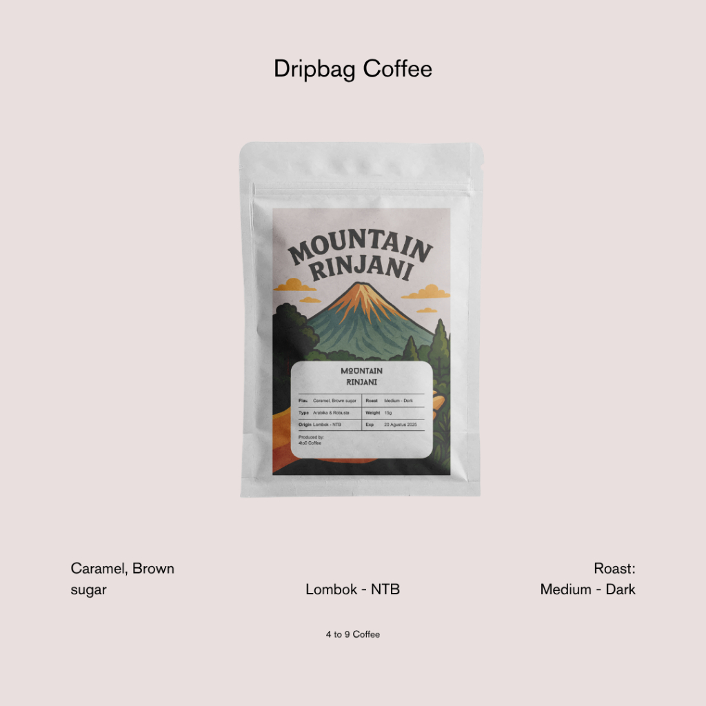 

Kopi Rinjani 49 Arabika dan Robusta (Drip Coffee)