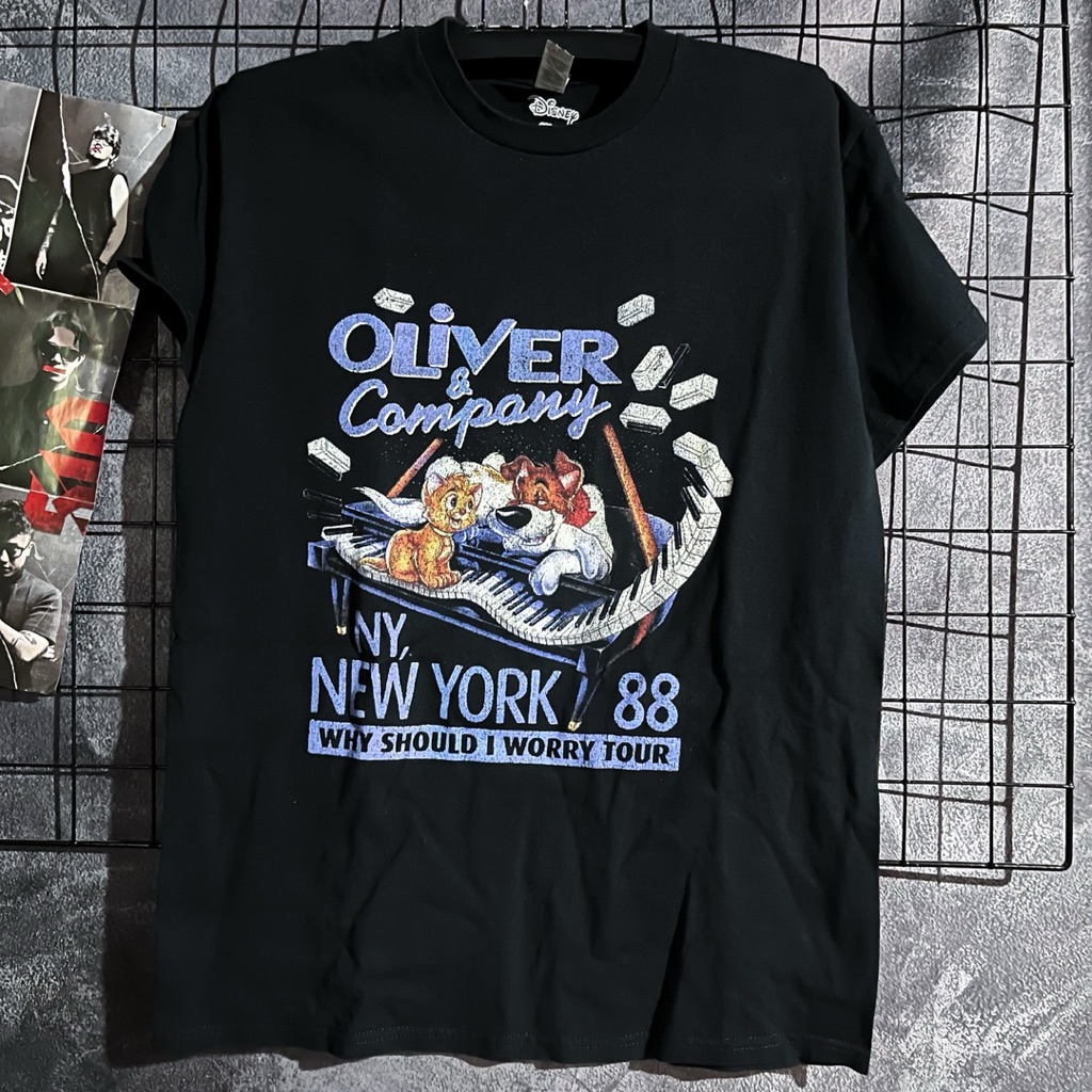 Kaos T Shirt art Kartun Oliver&company second