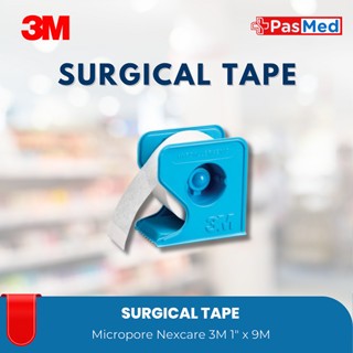 Micropore 3M 1/2 Inch, 1 Inch, 2 Inch Plester Nexcare Surgical Tape