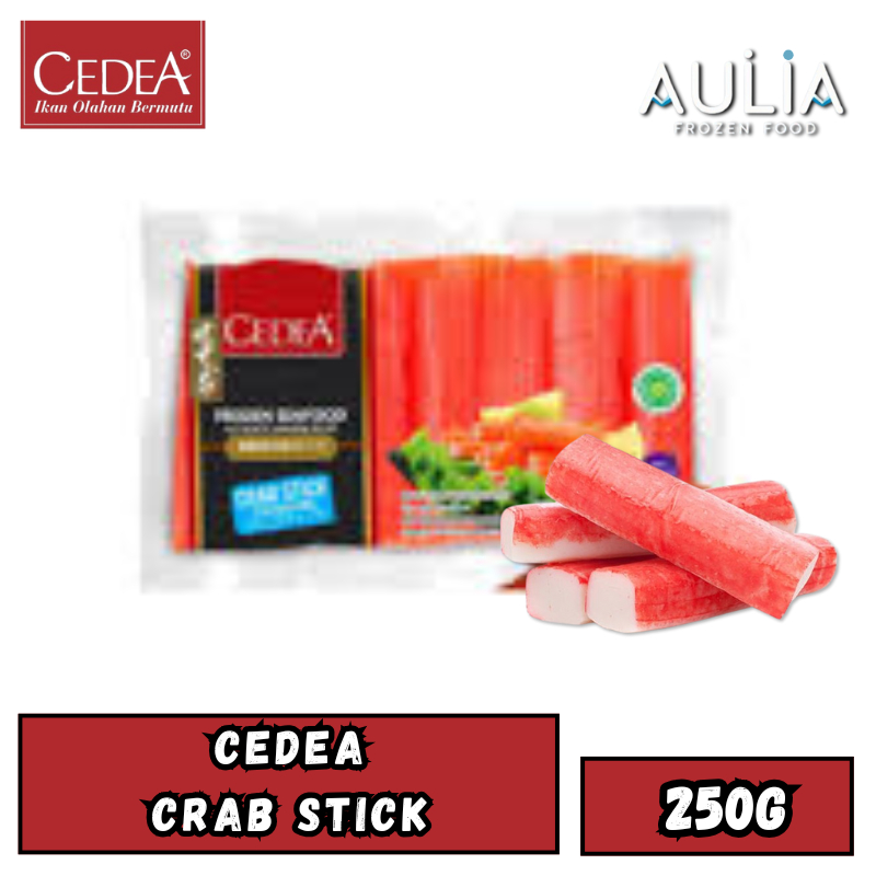 

Cedea Crab Stick 250g/ Crab Stick Cedea 250gr / Frozen Food Depok / Aulia Frozen Food