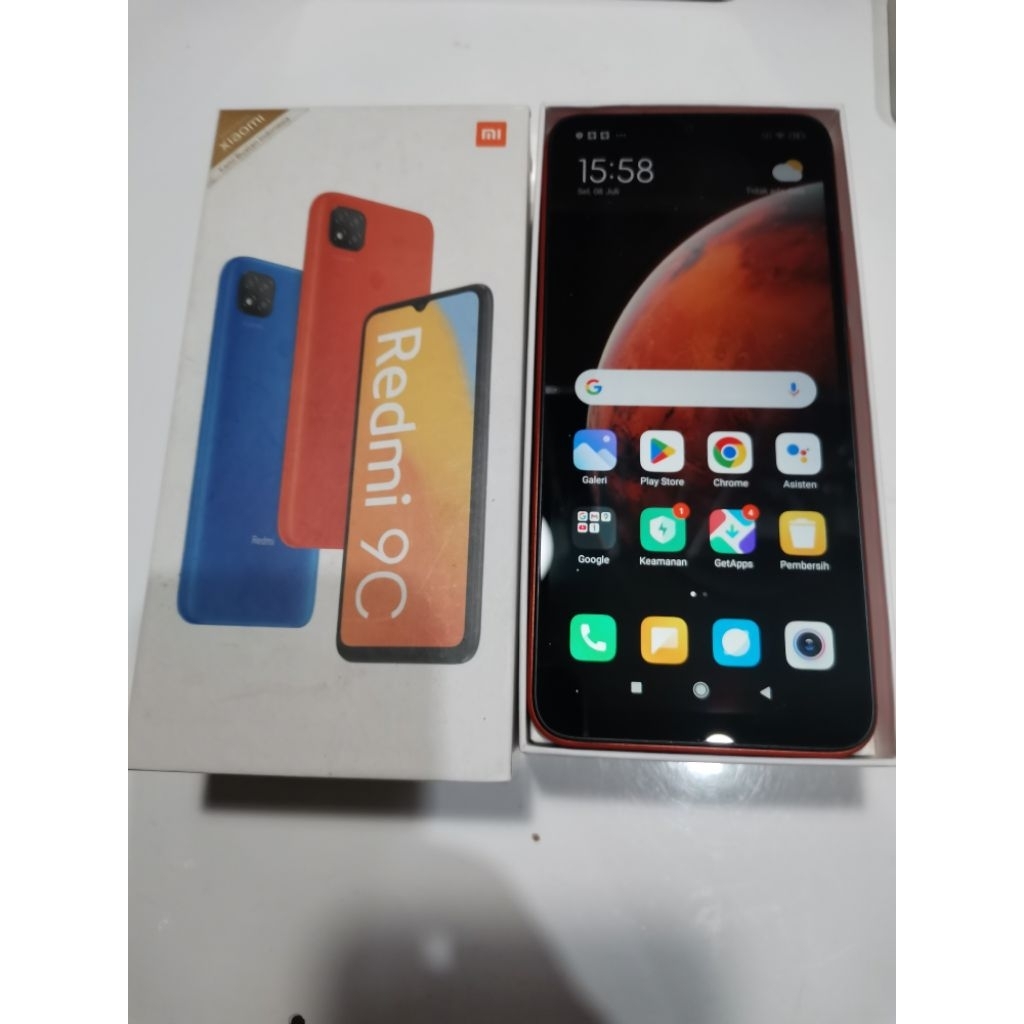 Hp Redmi/xiomi 9C Ram 3 Memori 32GB + Vivo Y15S Ram 3 memori 64GB( Seken Mulus original pabrikan bel