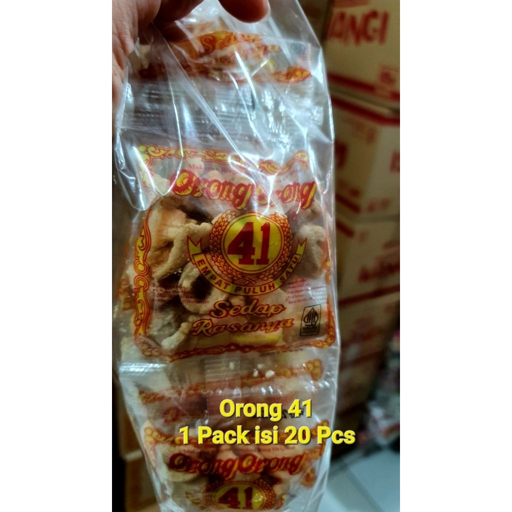 

Orong Orong 41 Snack isi 20 pcs Garing