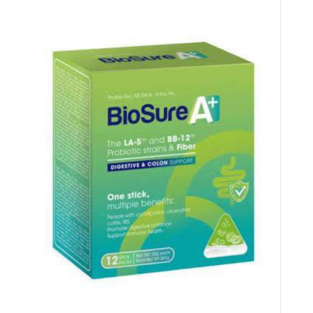 

BIOSURE A+ ASLI SUSU PROBIOTIK SUSU ATASI MAAG GERD DIARE & SEMBELIT ORIGINAL BPOM AMAN