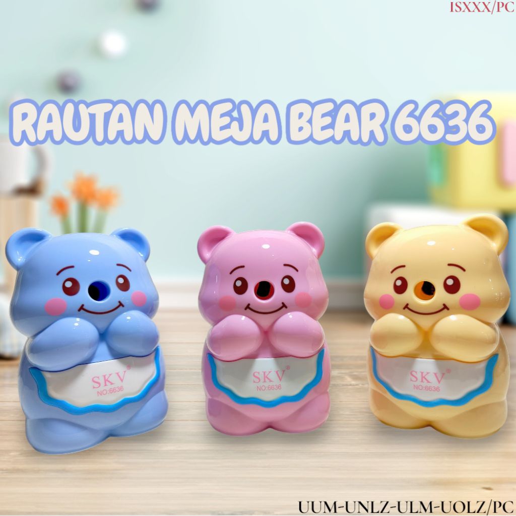 

Rautan Meja Bear 6636/Rautan Meja Pensil/Rautan Meja Beruang/Per Pcs