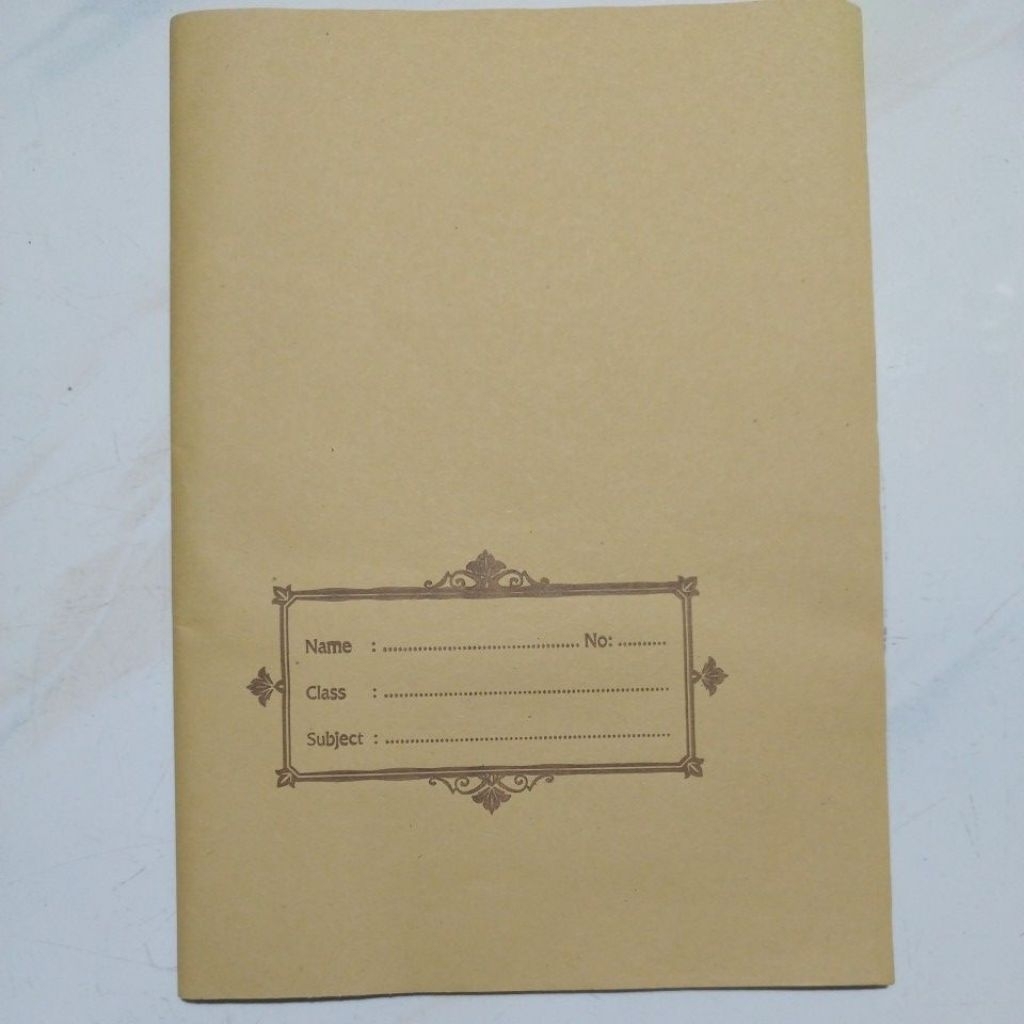 

Sampul Kertasl Coklat/Sampul Buku Cover Nama Buku PS PR