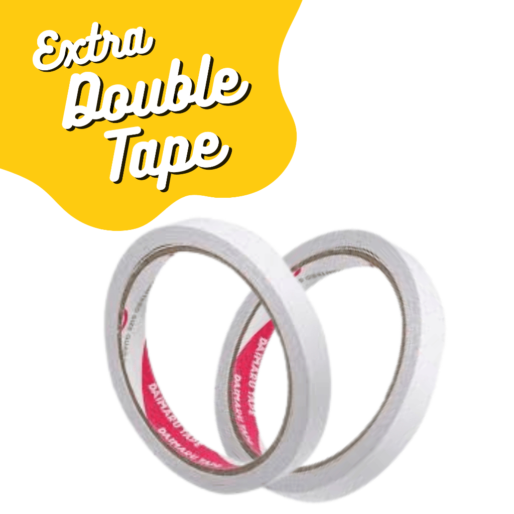 

Extra Double Tape 1 Roll (Kecil)