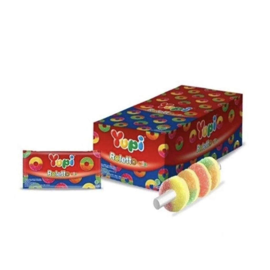 

Yupi roletto mix isi 12 pcs yupi gummy permen enak murah