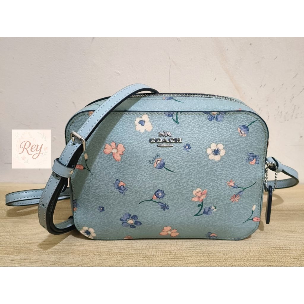 Coach Mini Camera Bag with Mystical Flower Crossbody Bag Original Preloved