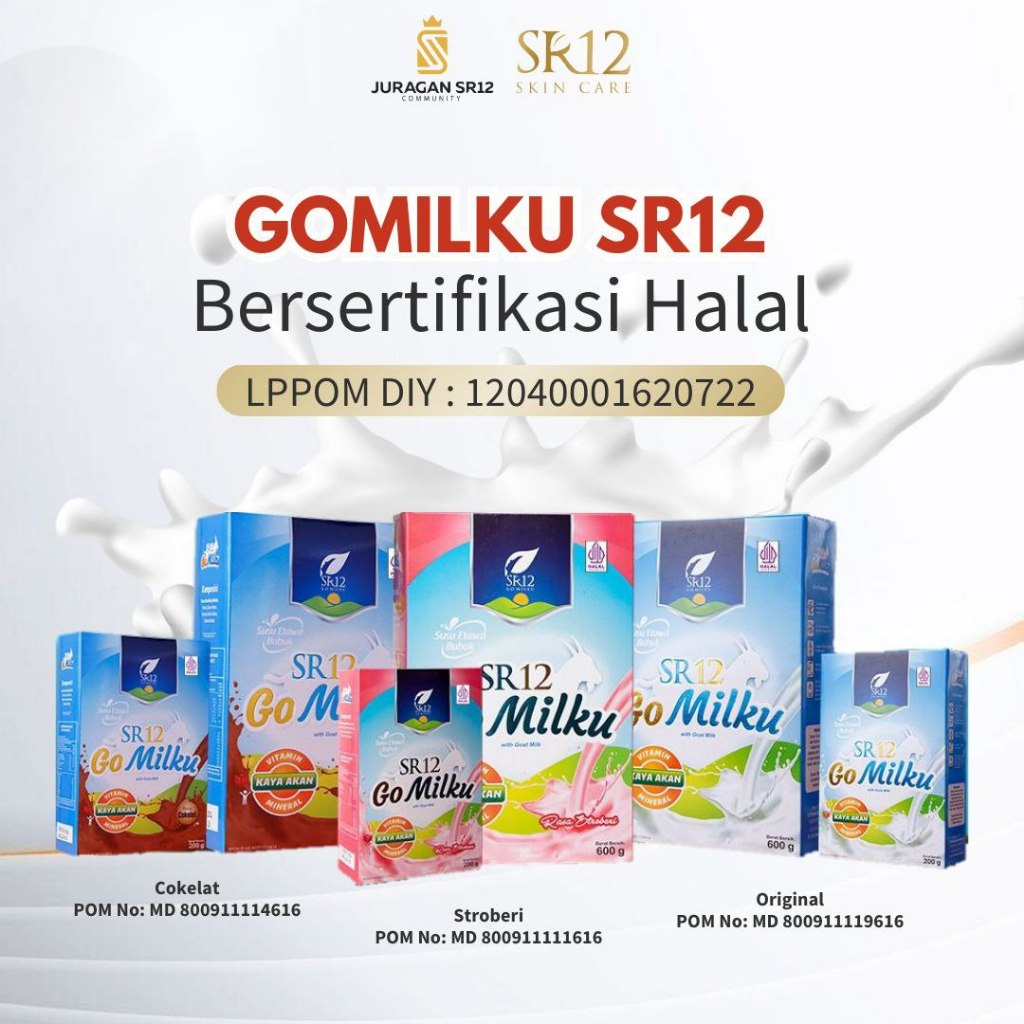 

SUSU KAMBING ETAWA GOMILKU SR12 TERENAK & KOMPLIT GIZINYA