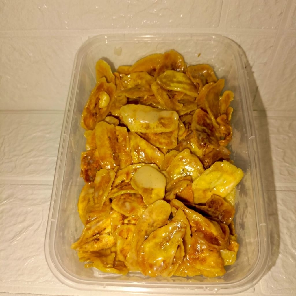 

keripik pisang renyah coklat lumer