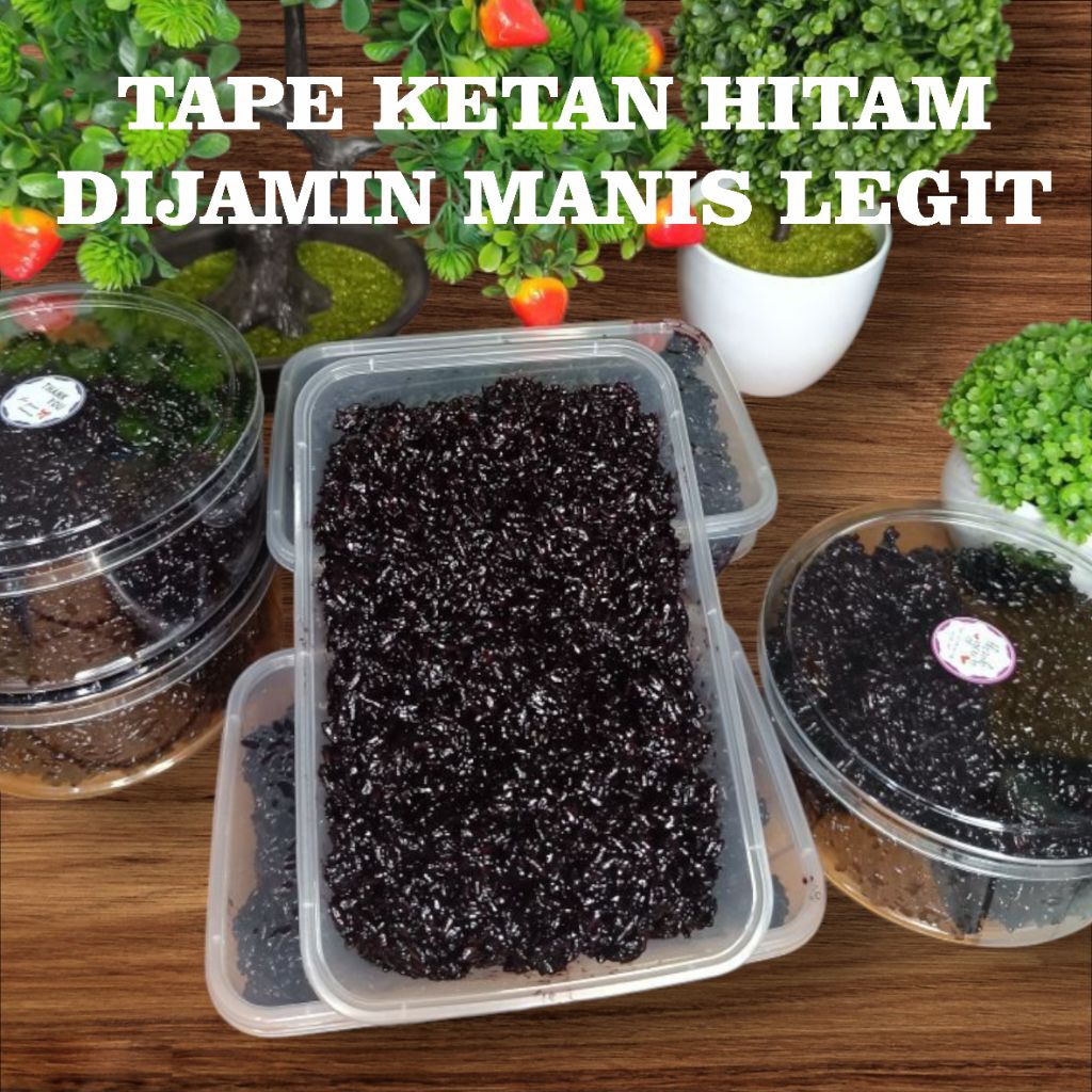 

Tape Ketan Hitam Khas Bandung Manis Legit