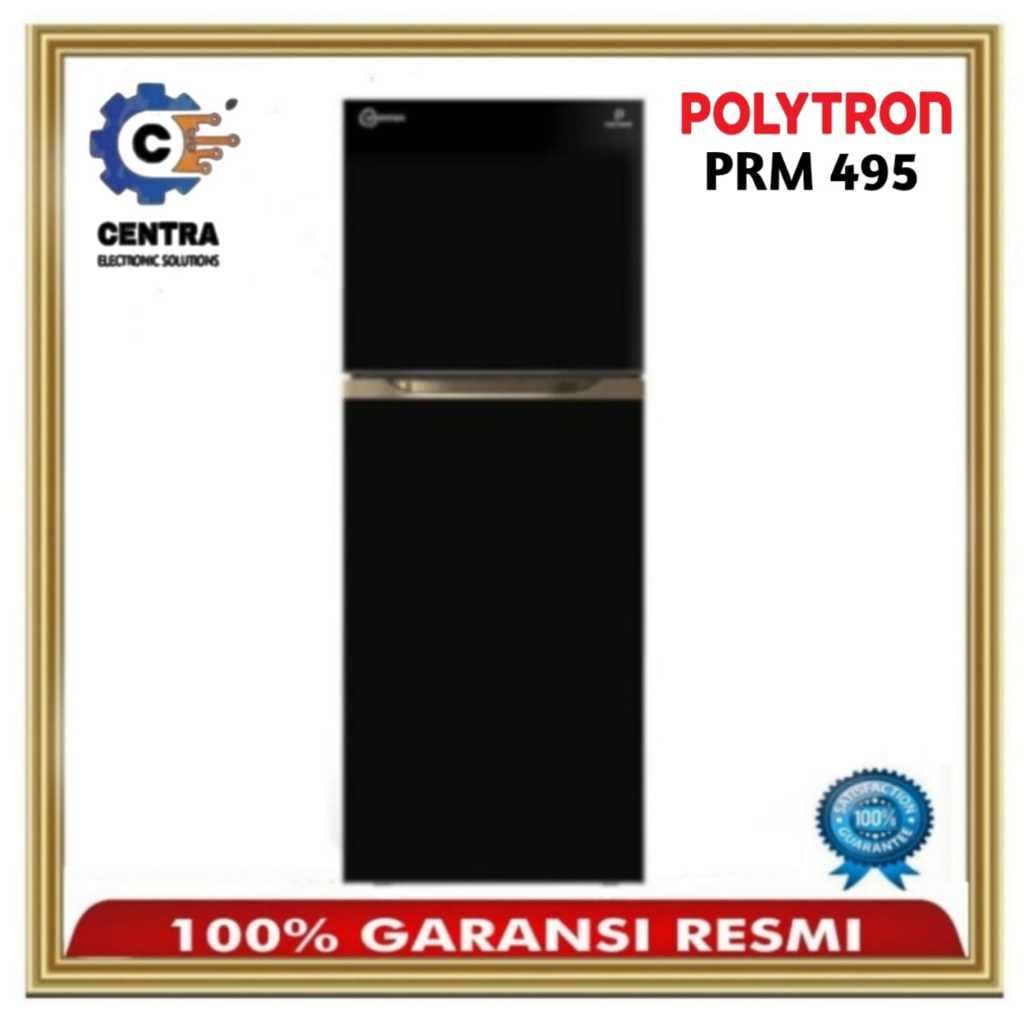 Kulkas 2 Pintu Polytron Inverter 350 Liter PRM-495