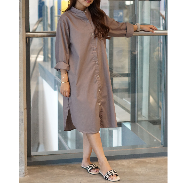 Hara Tunik - Blouse Kemeja Long Tunik Atasan Wanita