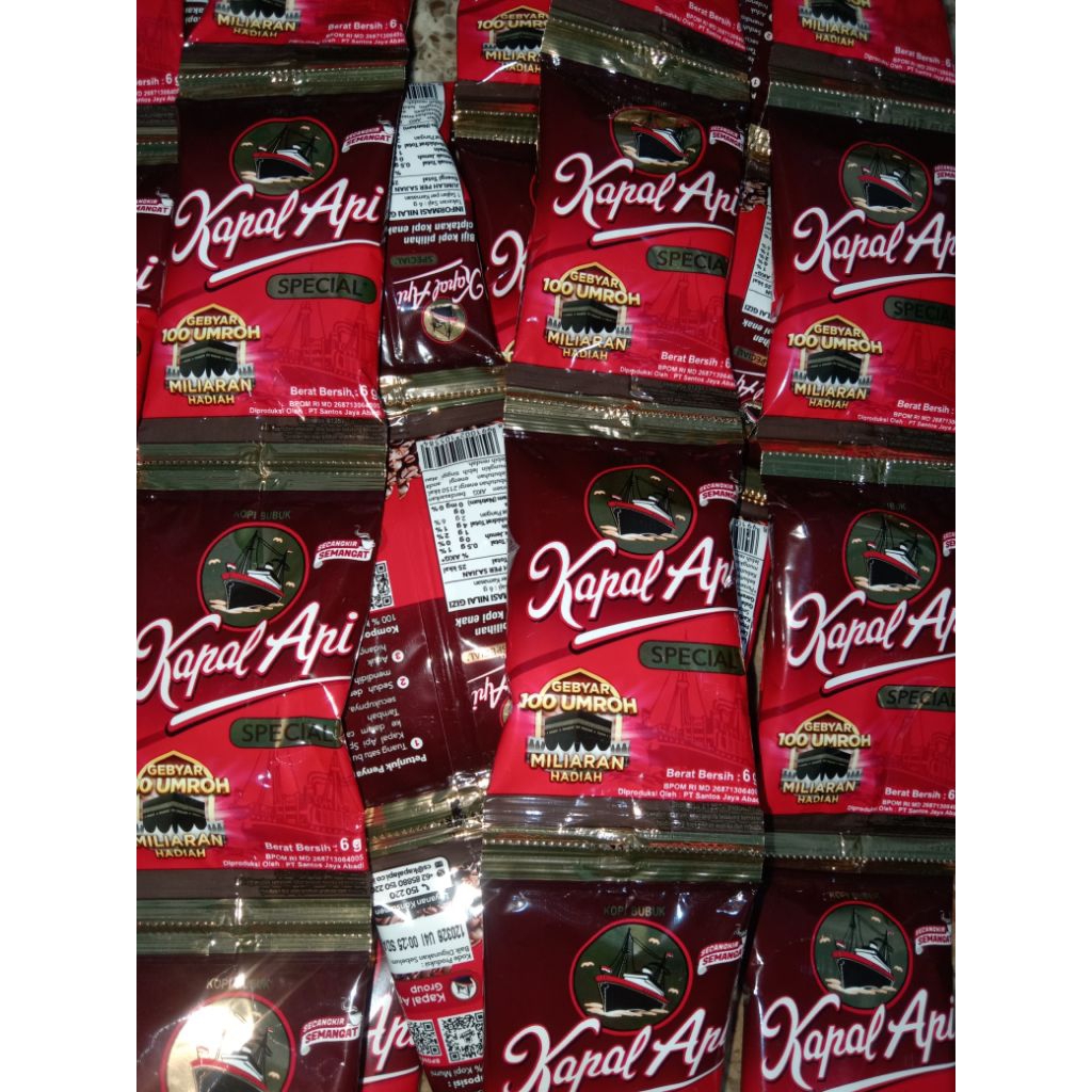 

Kapal Api (Mini 6 gram) special 10 sachet-Coffee-kopi instan Robusta