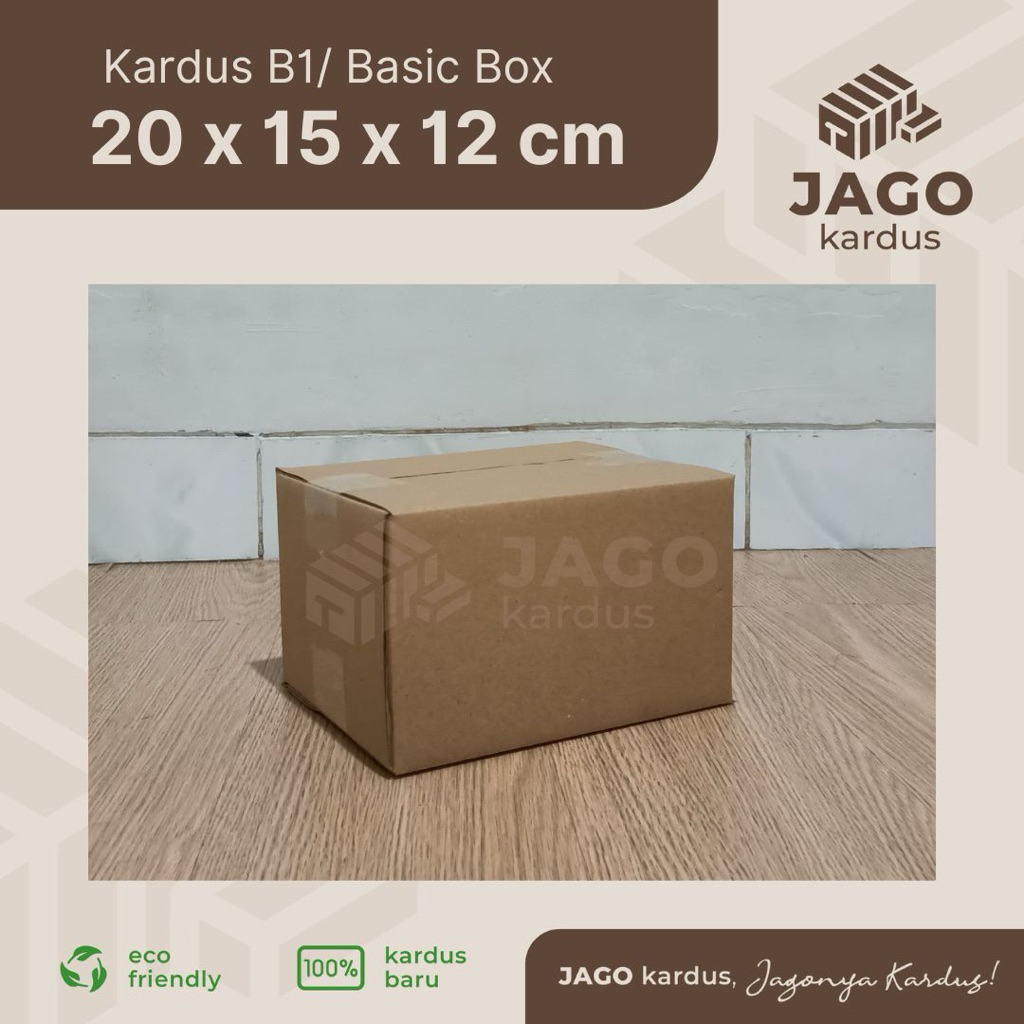 

Box Kardus Ukuran 20x15x12 cm