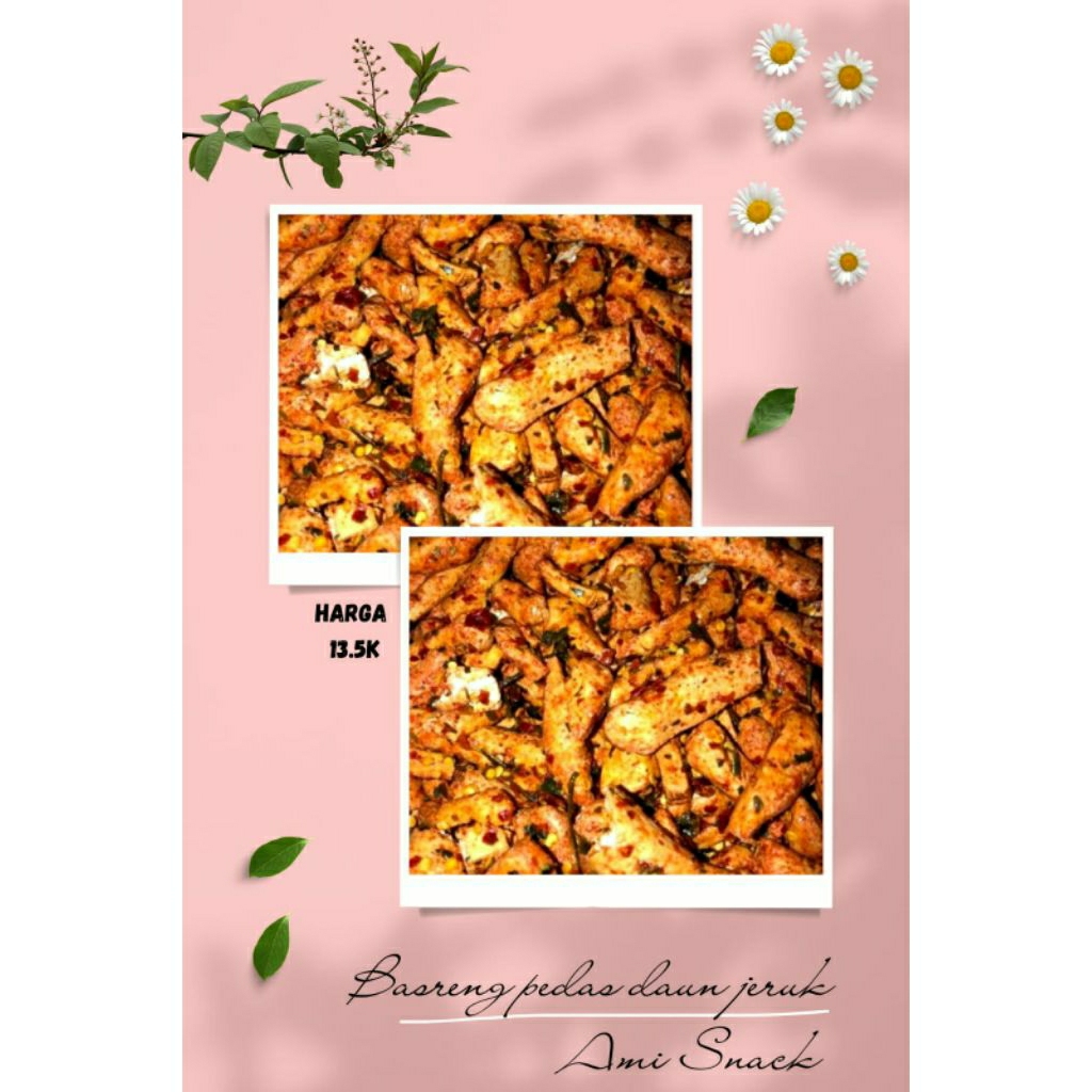 

basreng daun jeruk pedas camilan Snack kiloan