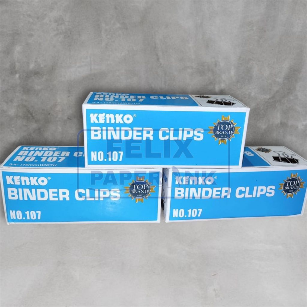 

Kenko Binder Clips No.107 - 1 Gross