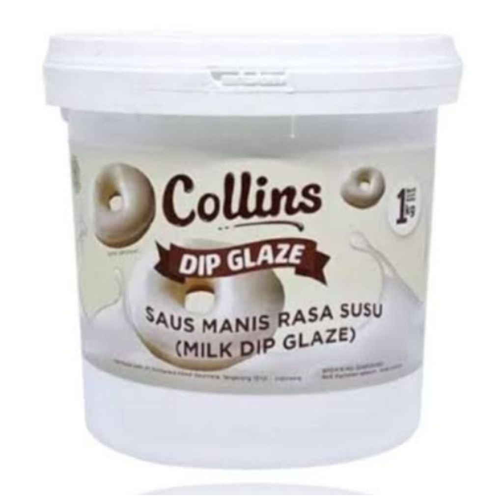 

Collins Dip Glaze Milk 1 kg - Rasa Susu