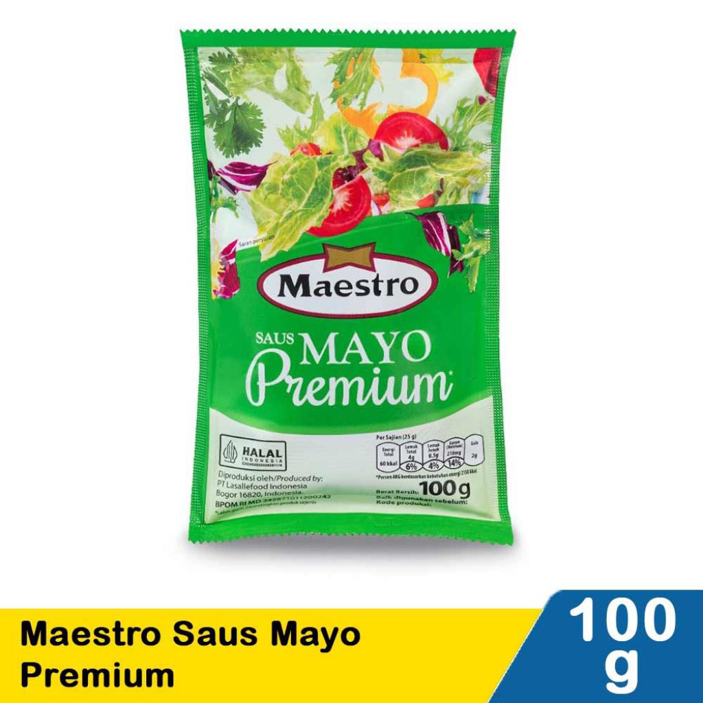 

Maestro Saus Mayo Premium 100g