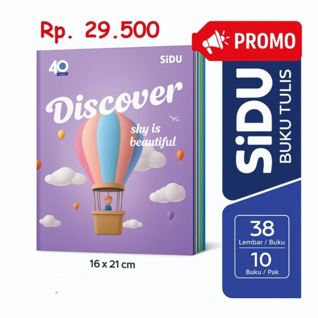 

Buku Sidu 38 original/1 Pak/buku sekolah/siswa/belajar