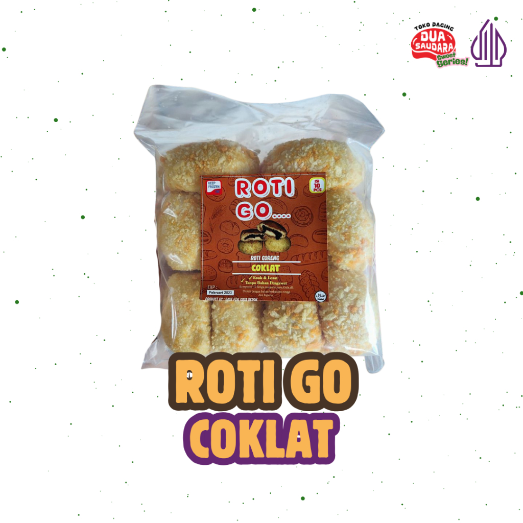 

Roti Go Rasa Coklat Kemasan isi 10 pcs