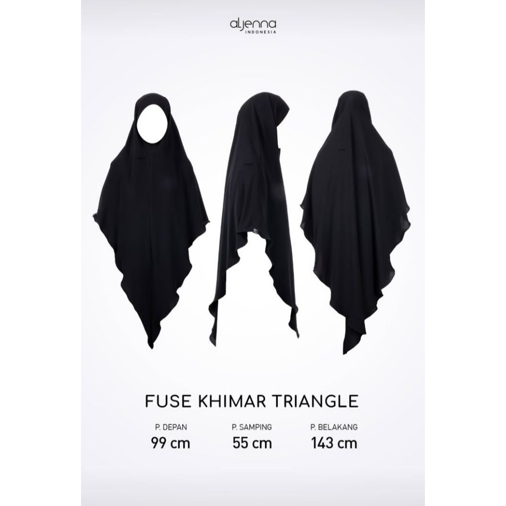 ALJENNA NWT BARU JEMIMA SHOFII LANNA SAILA FK FUSE KHIMAR LONG TRIANGLE HALFSIDE SOFNI TATREEZ