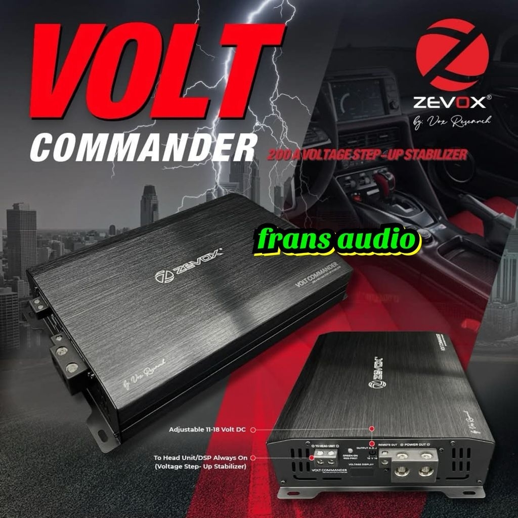 Zevox Volt Commander 200a by Vox research  stabilizer  voltage step up stabilizer