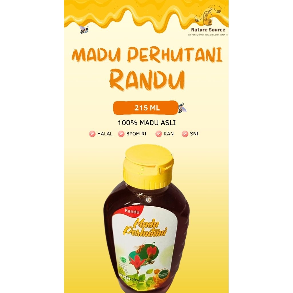 

Madu Perhutani Randu 215 ml (Botol Plastik PET)