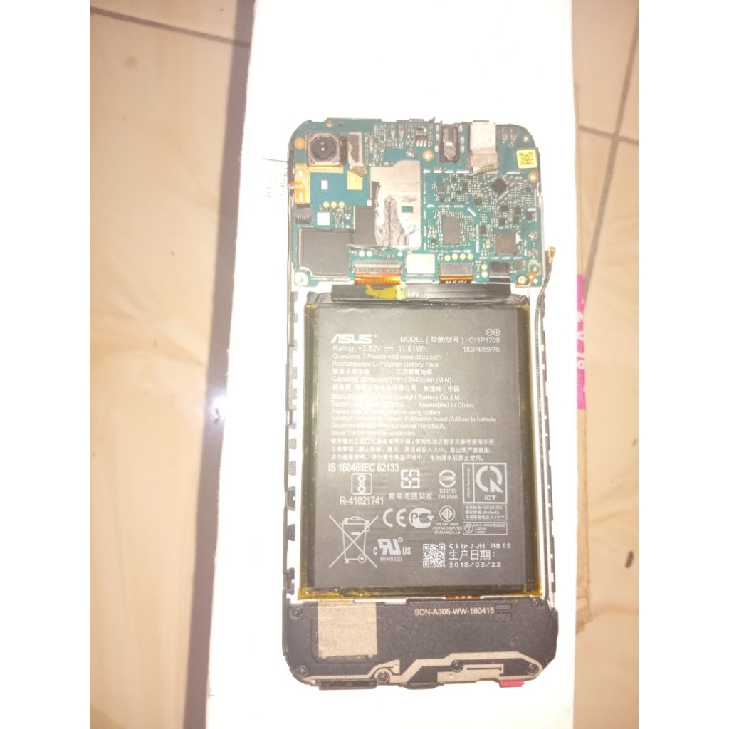 mesin mesin asus zenfone live l1 normal minus lcd